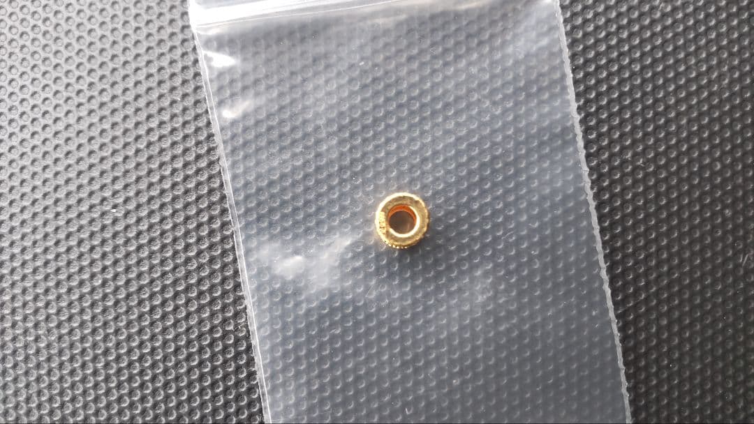 新品未使用　mal.レレレ　純金　24金 足金999 円筒形　ペンダントトップ