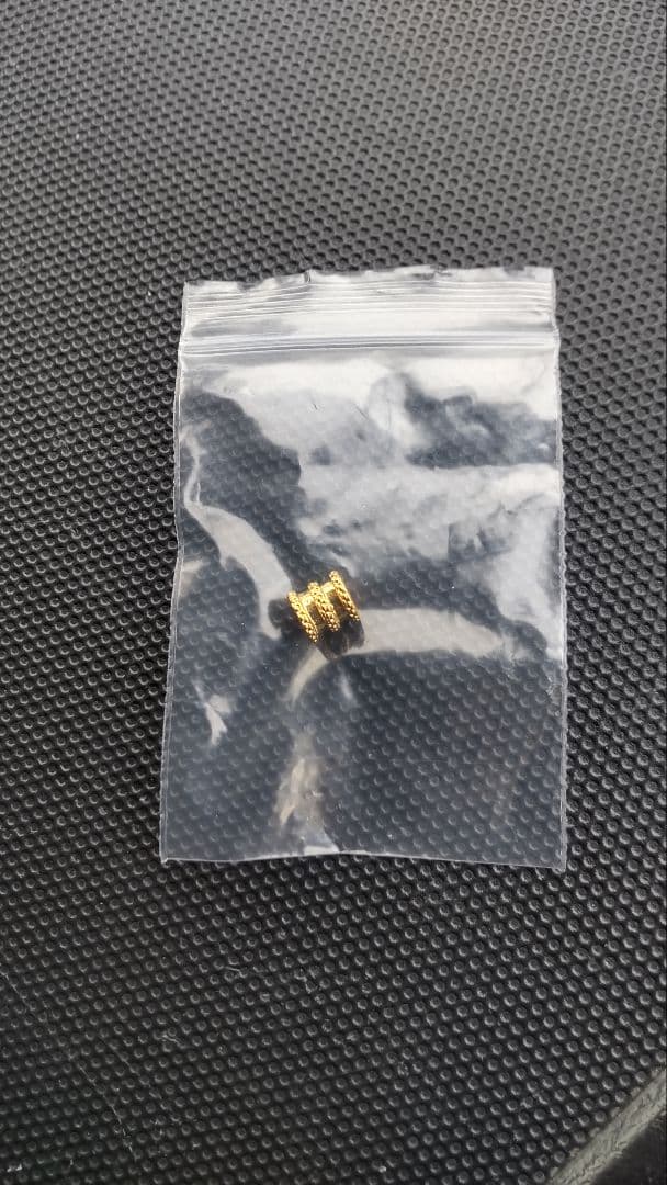 新品未使用　mal.レレレ　純金　24金 足金999 円筒形　ペンダントトップ