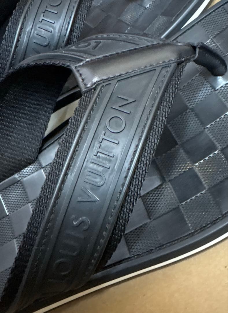 Louis Vuitton ビーチサンダル ブラック