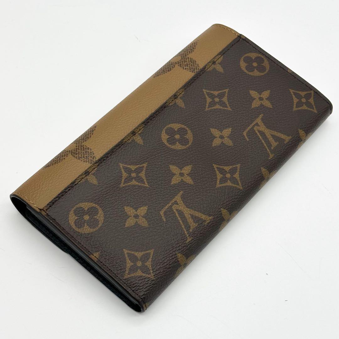 ルイヴィトン ポルトフォイユ サラ ジャイアント リバース モノグラム 二つ折り