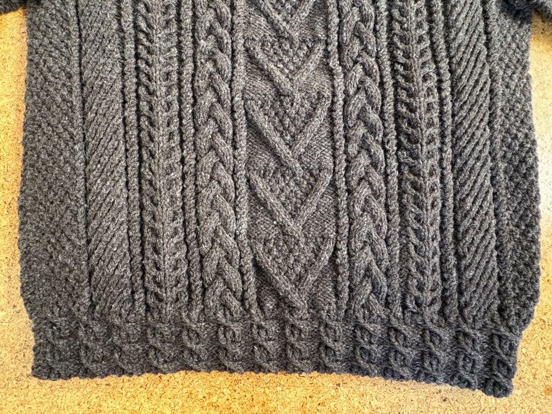 O’Mailleオモーリャ　ハンドニット アランセーター　1995年購入