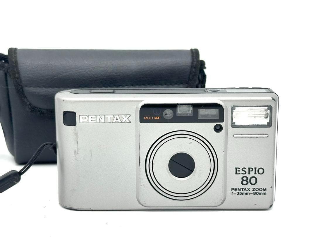 【動作確認済み】PENTAX ESPIO 80 純正ケース付き フィルムカメラ