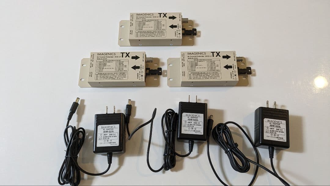 【美品・3台セット】 イメージニクス　DCE-U1TX HDMI同軸送信器