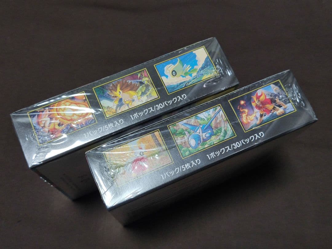 ポケカ　メガシンフォニア　メガブレイブ　未開封BOXシュリンク付き　各1個