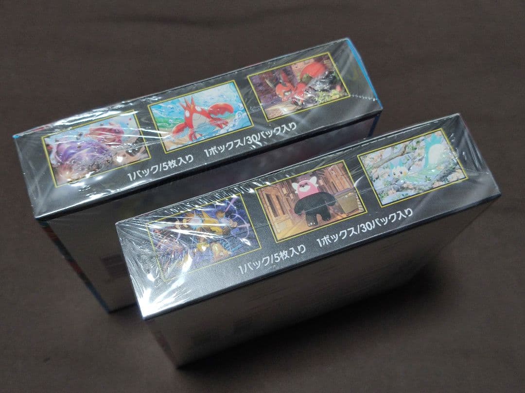 ポケカ　メガシンフォニア　メガブレイブ　未開封BOXシュリンク付き　各1個