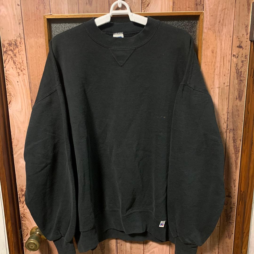 希少　USA製RUSSELL ATHLETIC ブラック XL スウェット