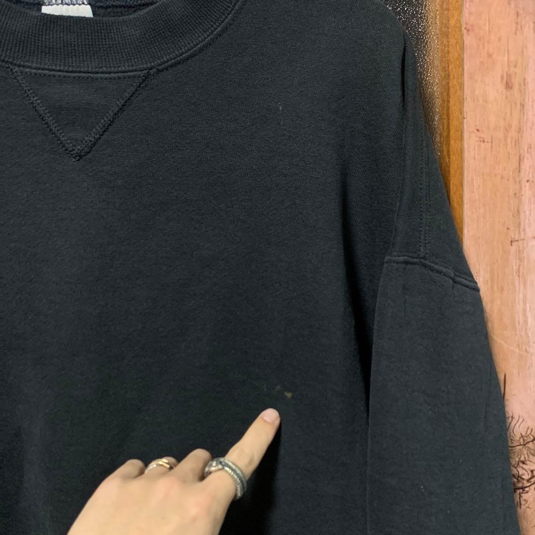 希少　USA製RUSSELL ATHLETIC ブラック XL スウェット