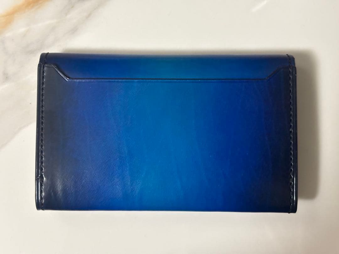 【新品未使用】yuhaku YVP161 名刺入れ blue