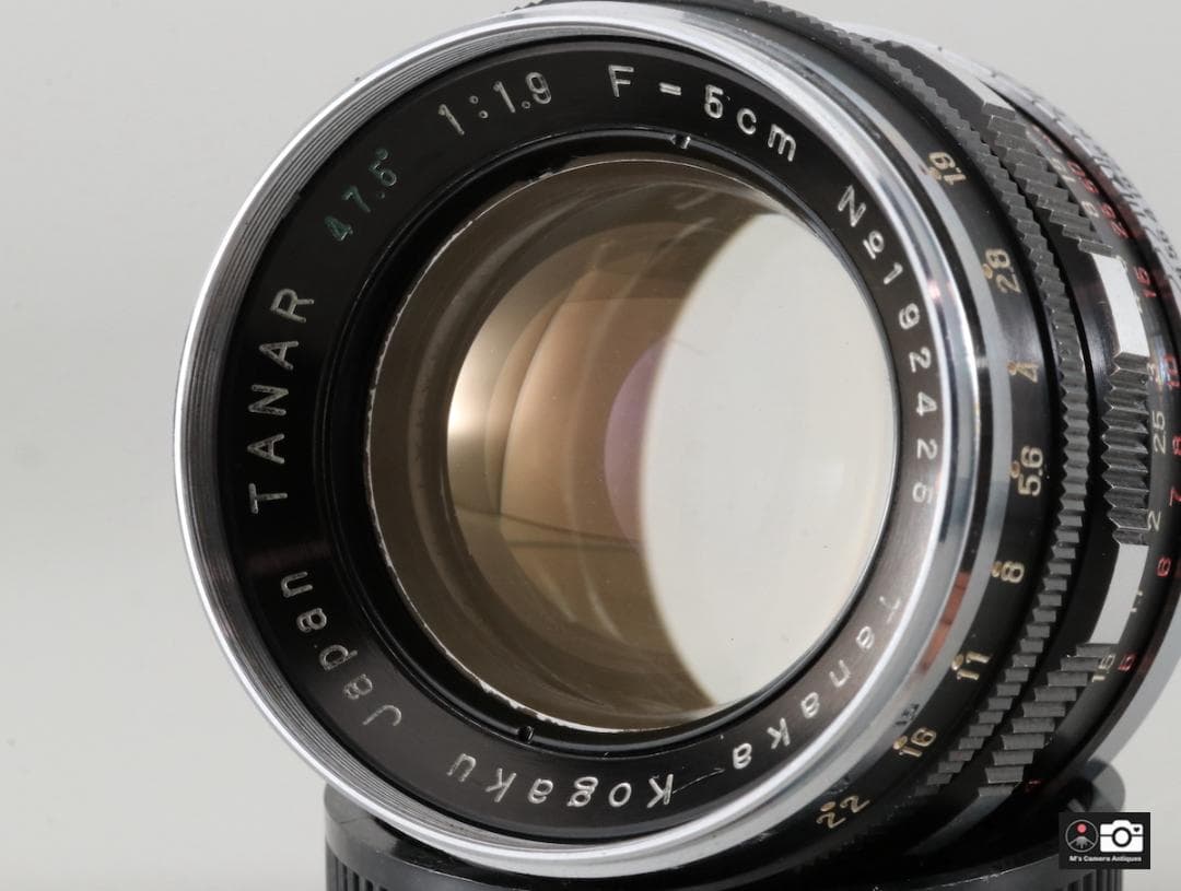 希少Tanaka kogaku Tanar 5ｃm F/1.9 ライカＬ３９