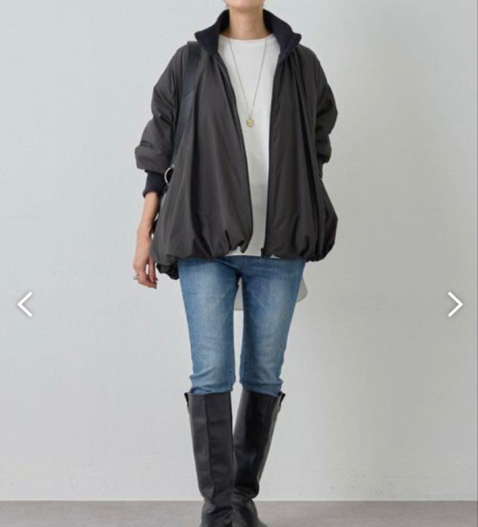 今季新品タグ付き　BEARDSLEY 中綿バルーンブルゾン　ブラック