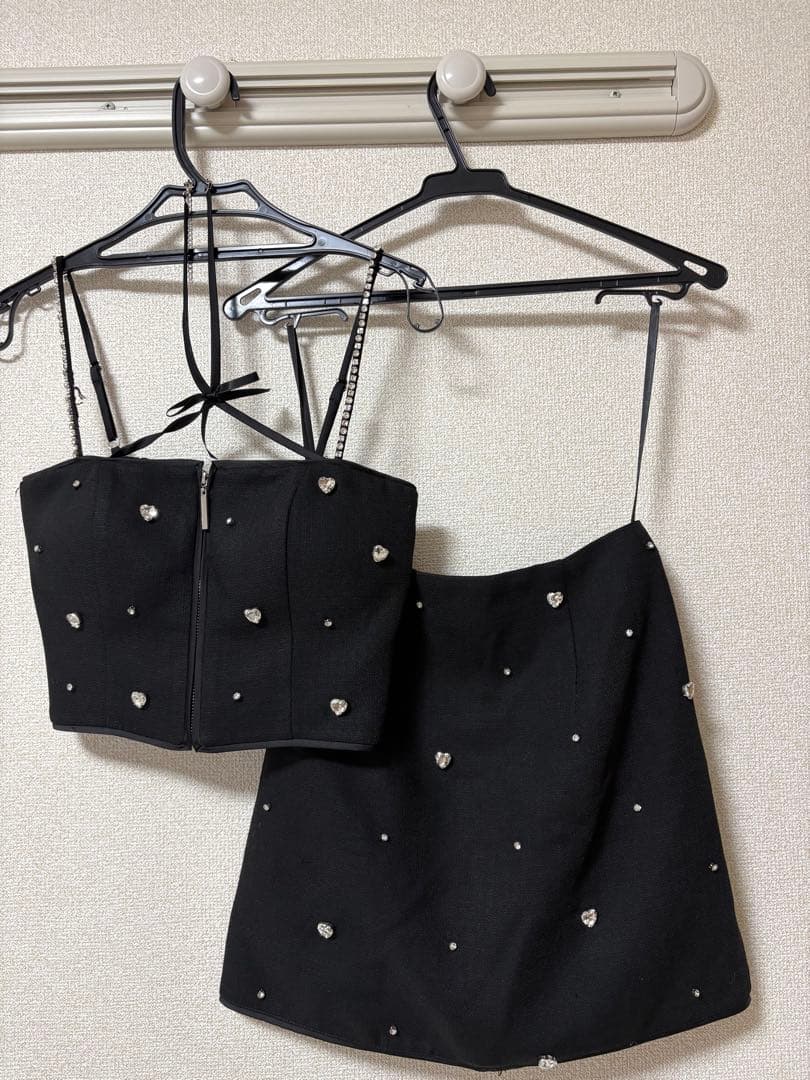 ROBE de FLEURS ❤︎ブラック、S