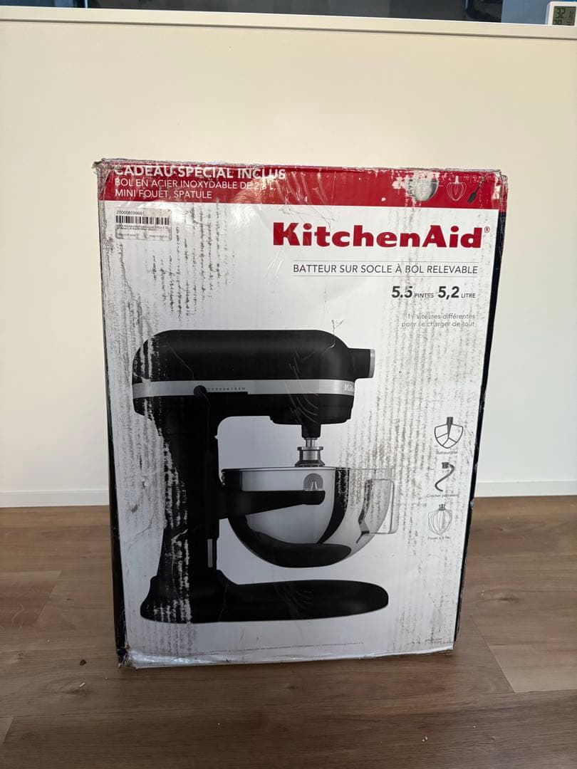 【未使用品】キッチンエイド　スタンドミキサー　5.5クォート　動作確認済み