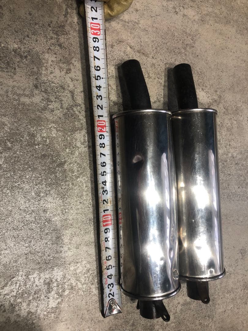 スガヤレース用サイレンサー2個セット ガンマ400 500用