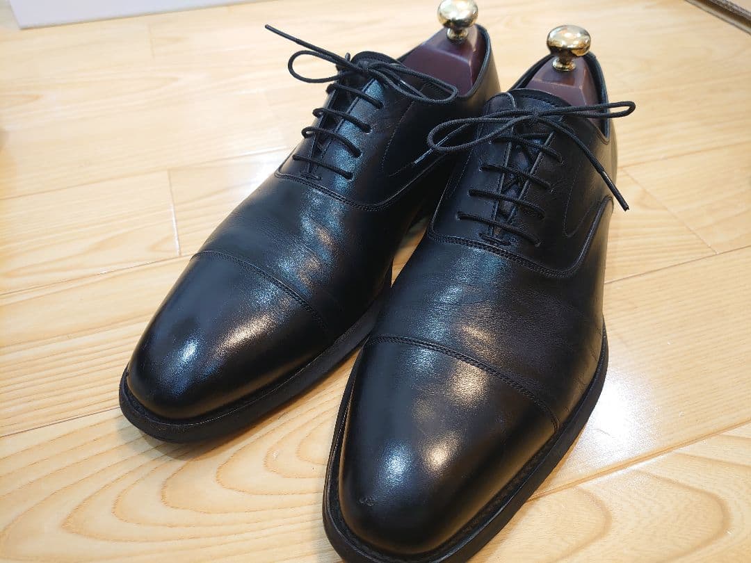 美品 スコッチグレイン（SCOTCH GRAIN）ストレートチップ