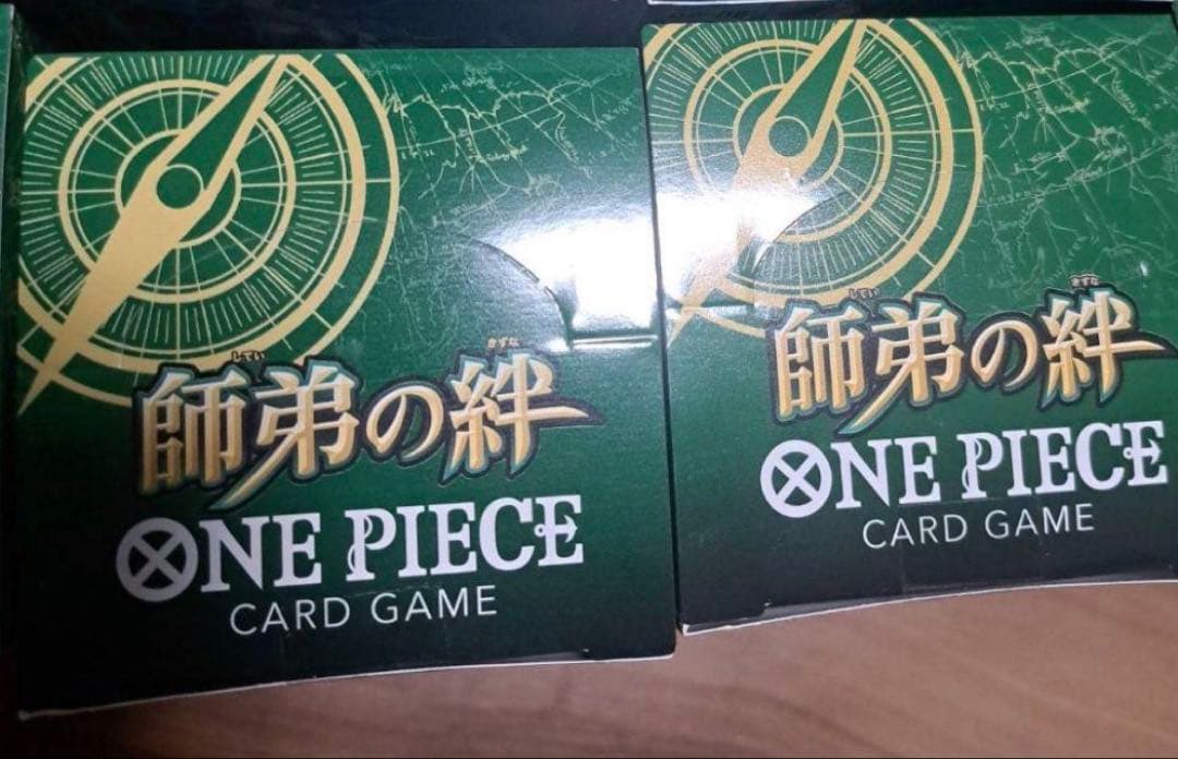 ワンピースカード　師弟の絆　二つの伝説　テープ付きBOX