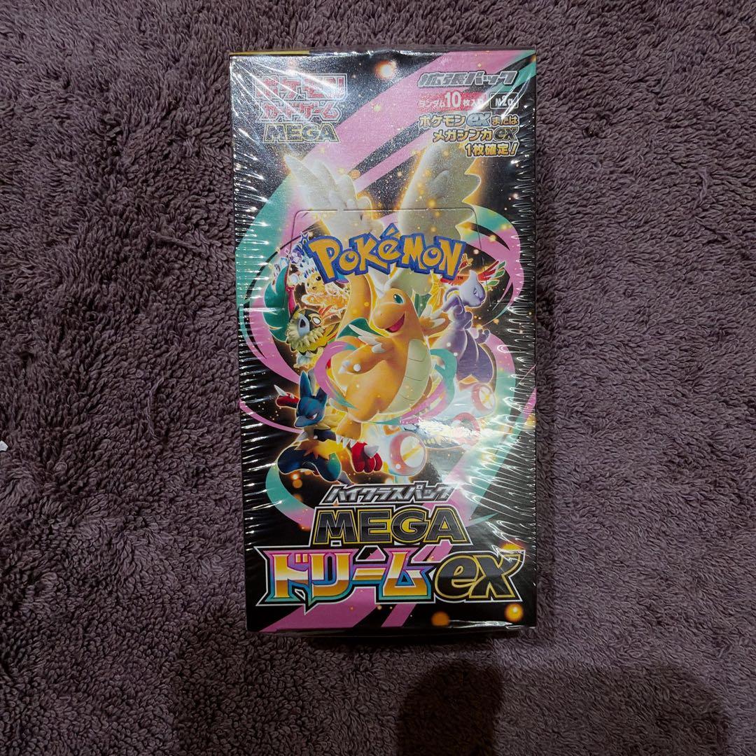 シュリンク付き ポケモンカード メガドリーム ex MEGAドリームex box