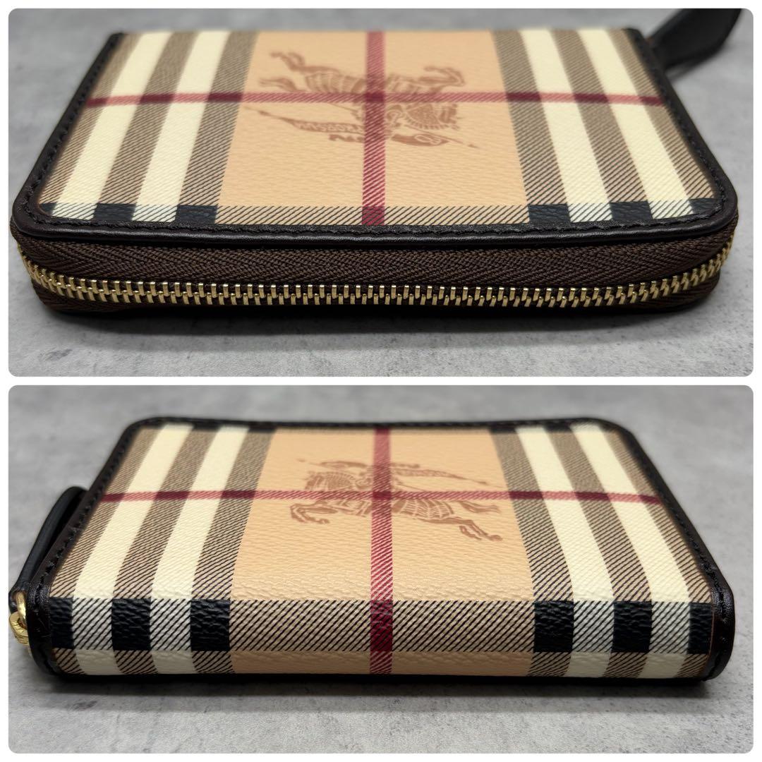 BURBERRY ノバチェック ラウンドファスナー ケース 伊製