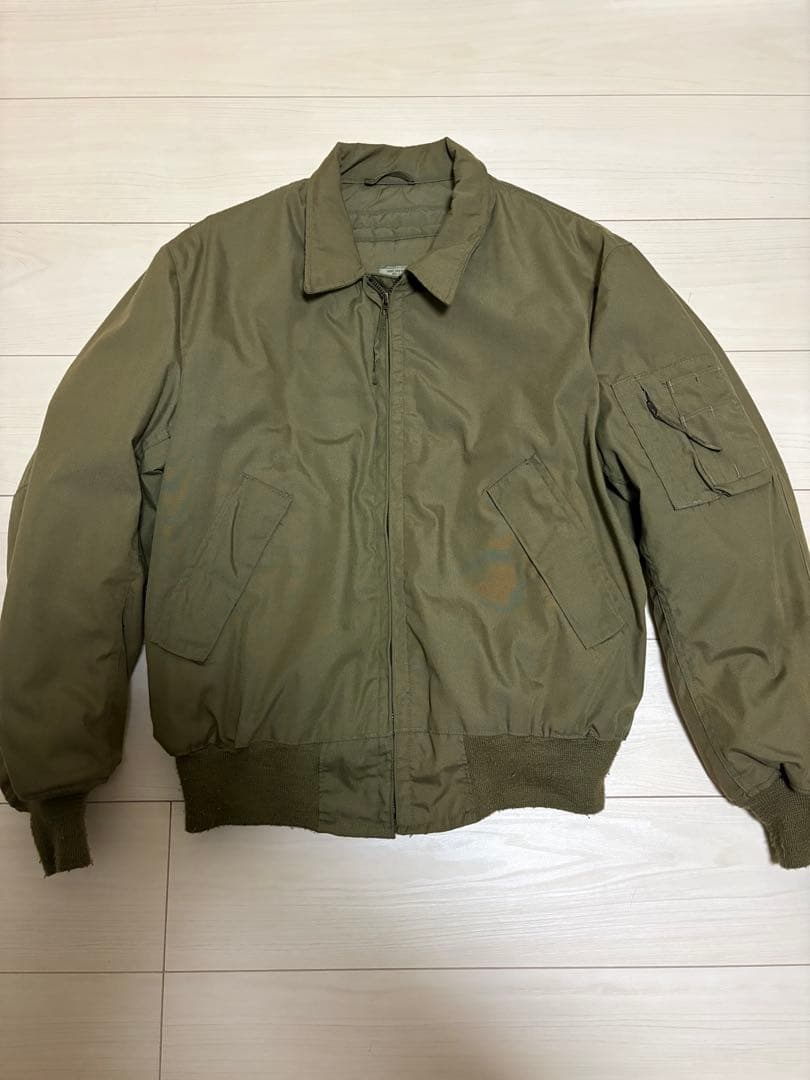 80s ALPHA INDUSTRIES cvc タンカースジャケット L