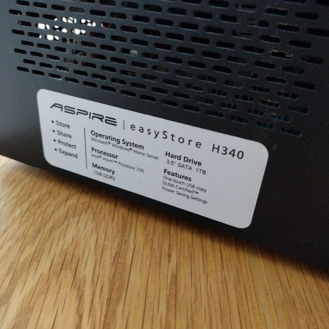 WindowsServer 初期 acer ASPIRE H340初代