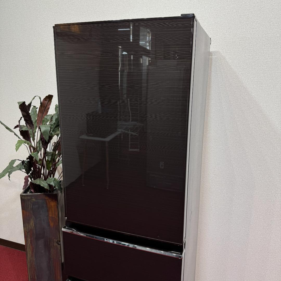 東京23区送料無料　超美品三菱３ドア冷蔵庫 365L　2017年製　製氷機有