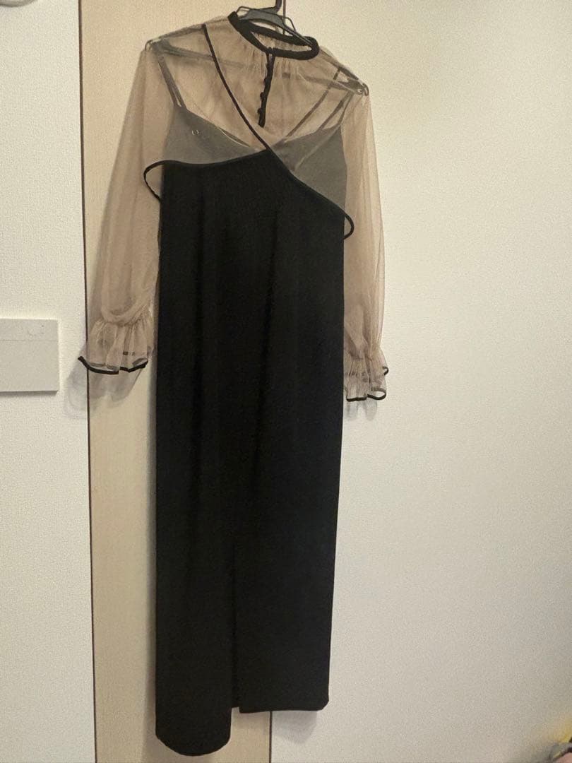 【のんの】ameri vintage⭐︎シースルーパーティードレス