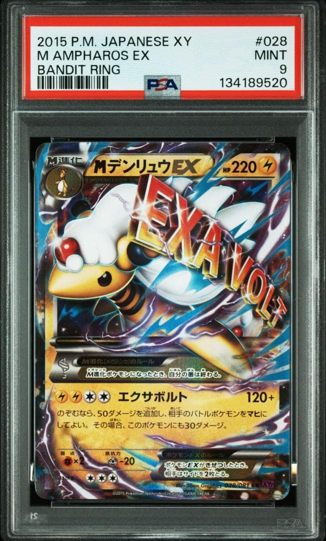 (25-06-272)【PSA9】MデンリュウEX RR XY7 アンリミ