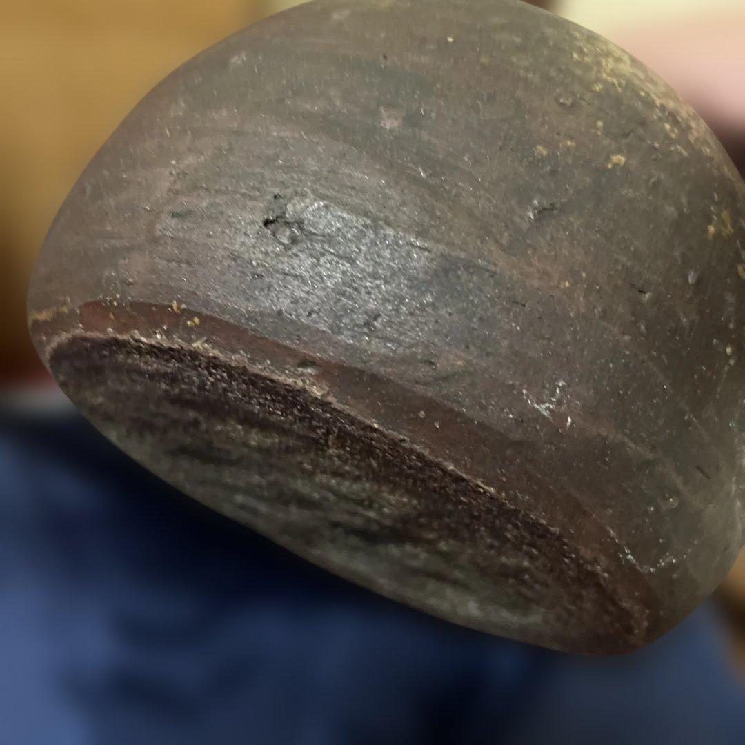 古備前 備前焼 江戸初期 桂又三郎 蕪徳利 鑑定箱 窯印丸