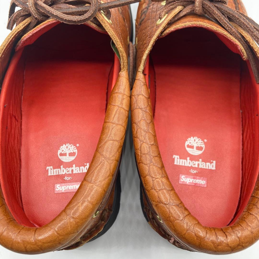 Supreme Timberland 3eye classic lug ブラウン