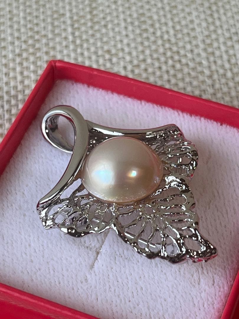 【美品・希少】TASAKI 田崎真珠 マベパール 13mmブローチ