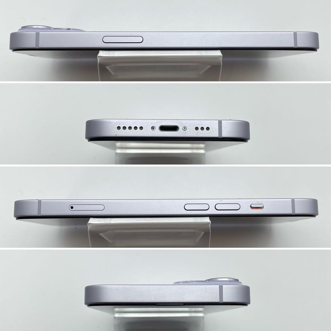 iPhone 14 256GB バッテリー新品100% SIMフリー パープル
