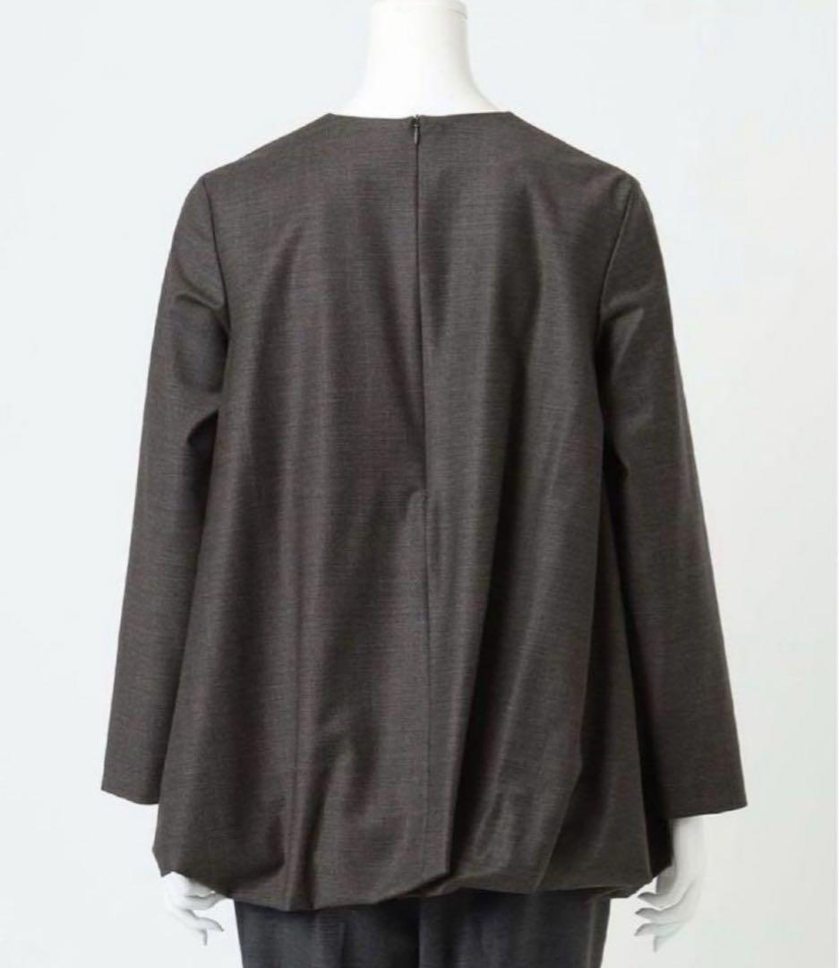 極美品✨【Ｒ by高橋リタ】ヘムライン バルーンヘム フレアブラウス