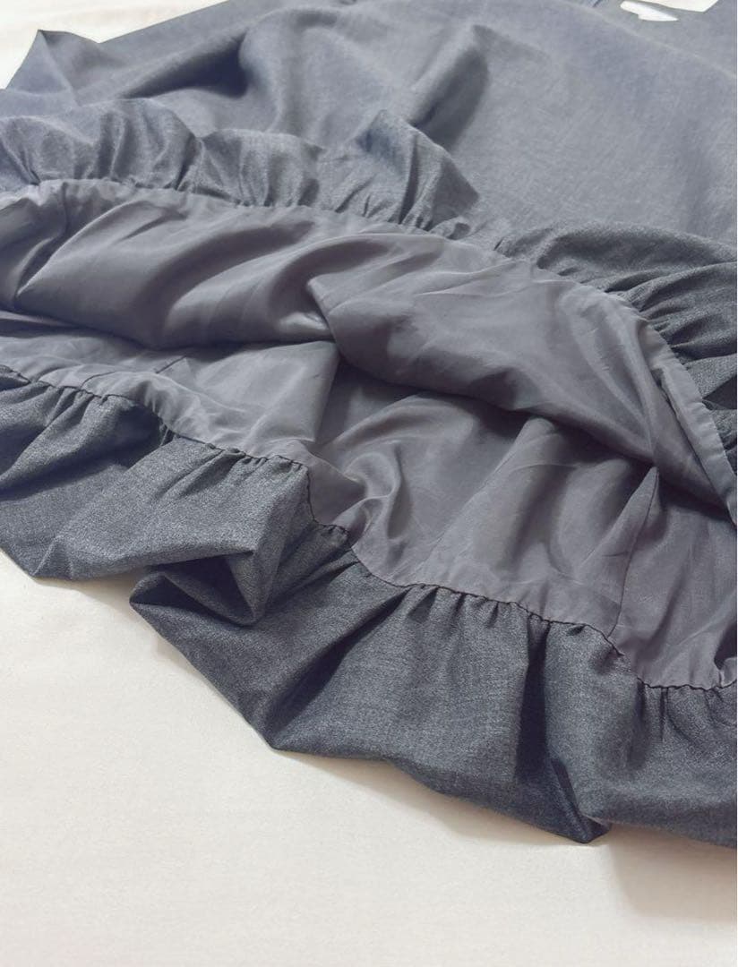 極美品✨【Ｒ by高橋リタ】ヘムライン バルーンヘム フレアブラウス