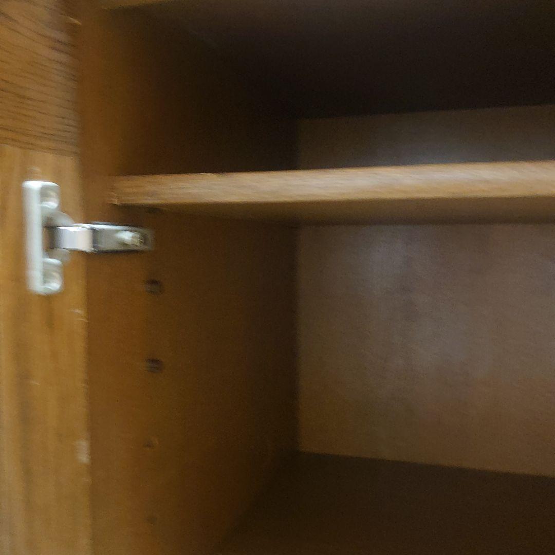 H，O木製ガラス扉キャビネット浜本工芸