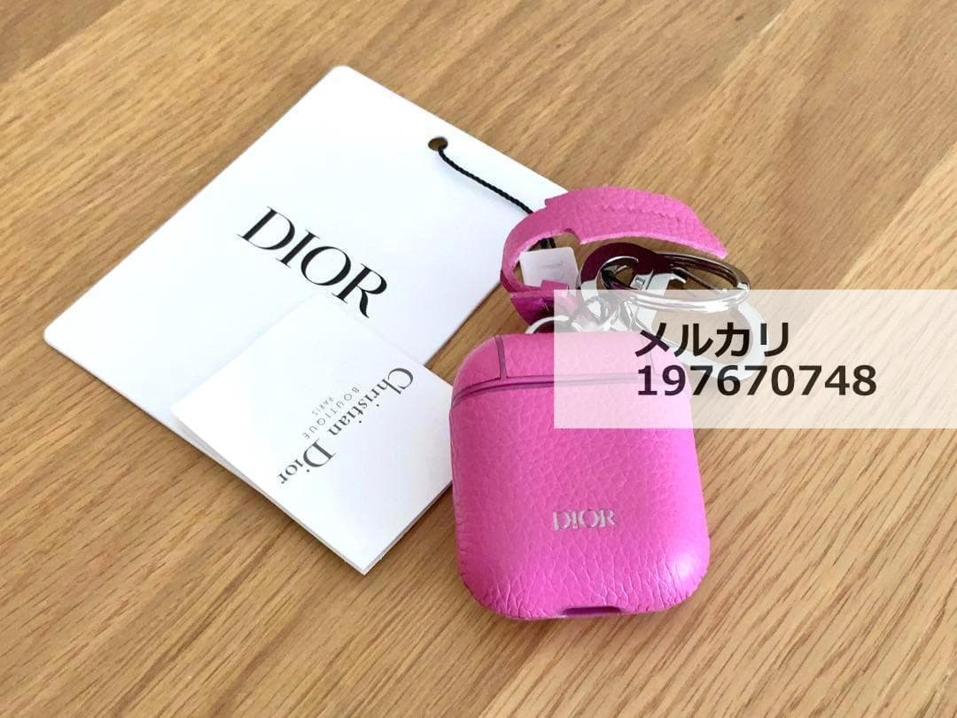 終売 Christian Dior AirPods エアーポッズ ケース ピンク