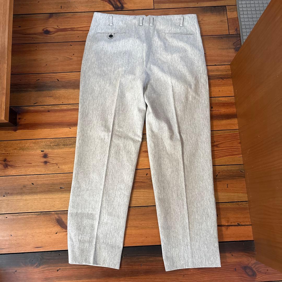 【新品未使用】ドライボーンズ ウールネップ極太 ロカビリー ワイド2タックパンツ