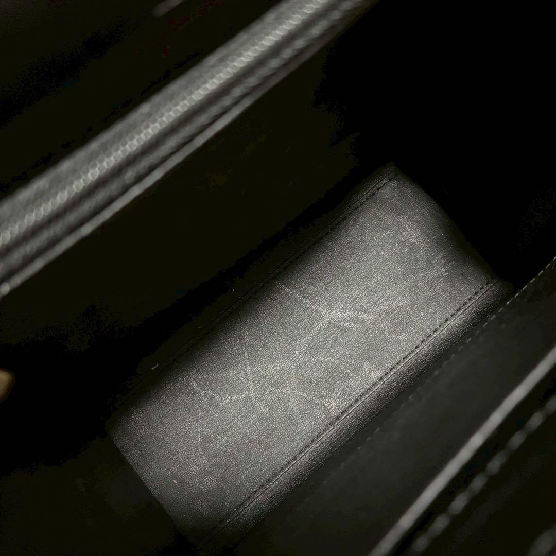 GIVENCHY ジバンシー　ハンドバッグ　4Gロゴ　ブラック　ボックス型