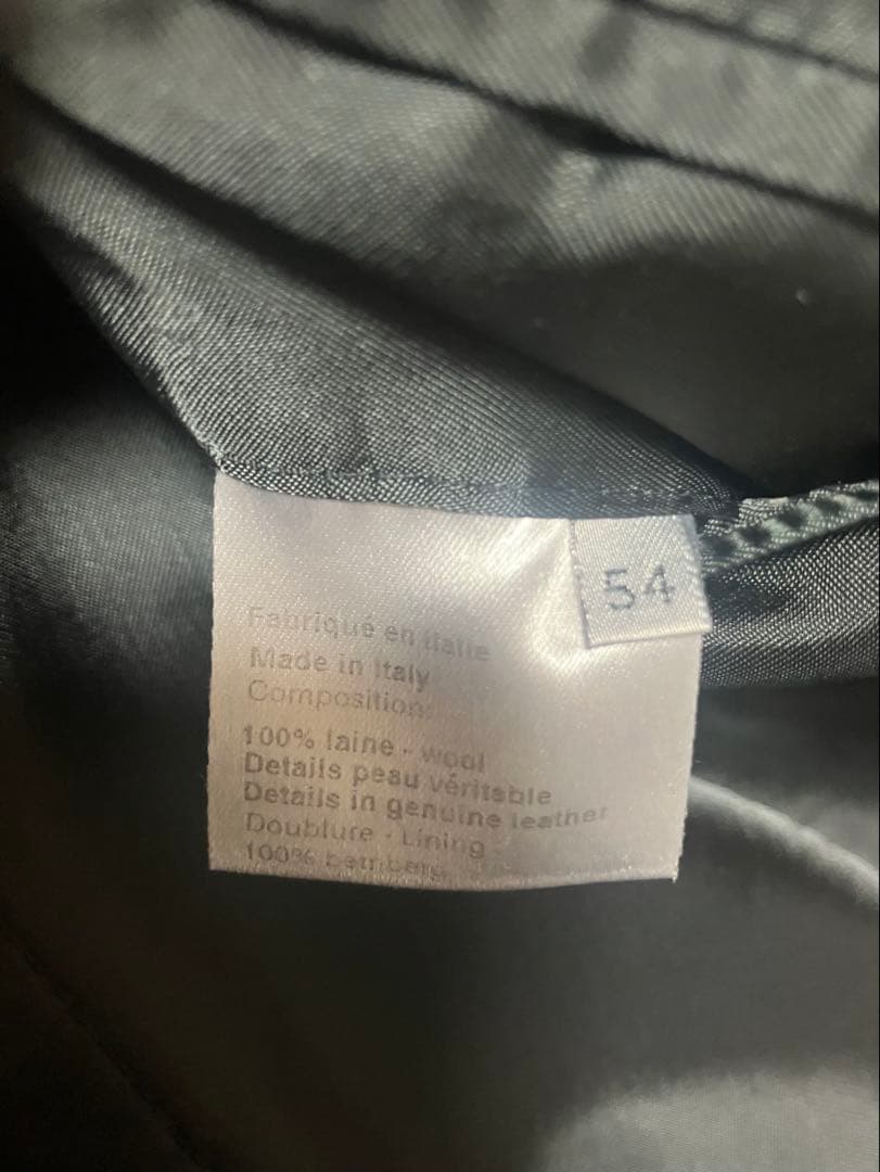 Dior Homme 04AW エルボーレザーパッチjacket エディ期　54