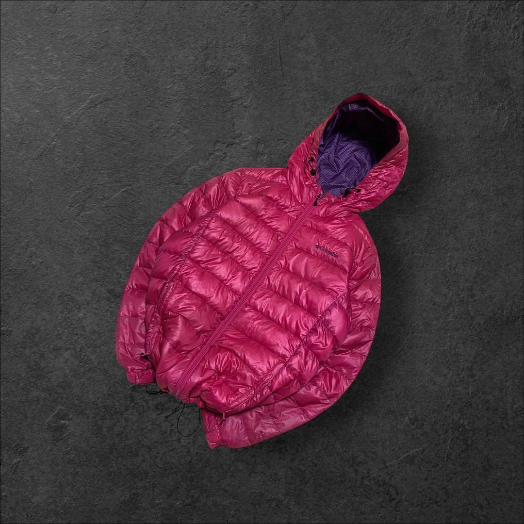 00s Columbia 短丈 ダウンジャケット クレイターレイク teck