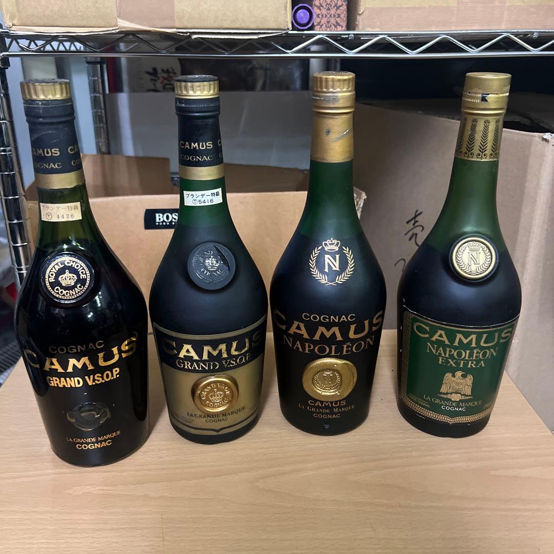 CAMUS COGNAC 4本