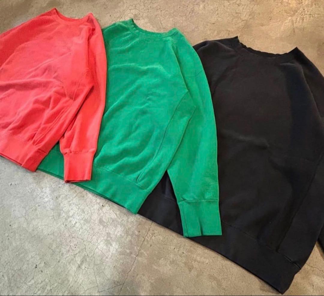 WAX(ワックス) / VINTAGE SWEAT SHIRTS - BLACK