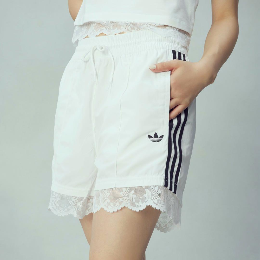 ZOZO限定adidas originalsレーストリムショートパンツ　ジャージ