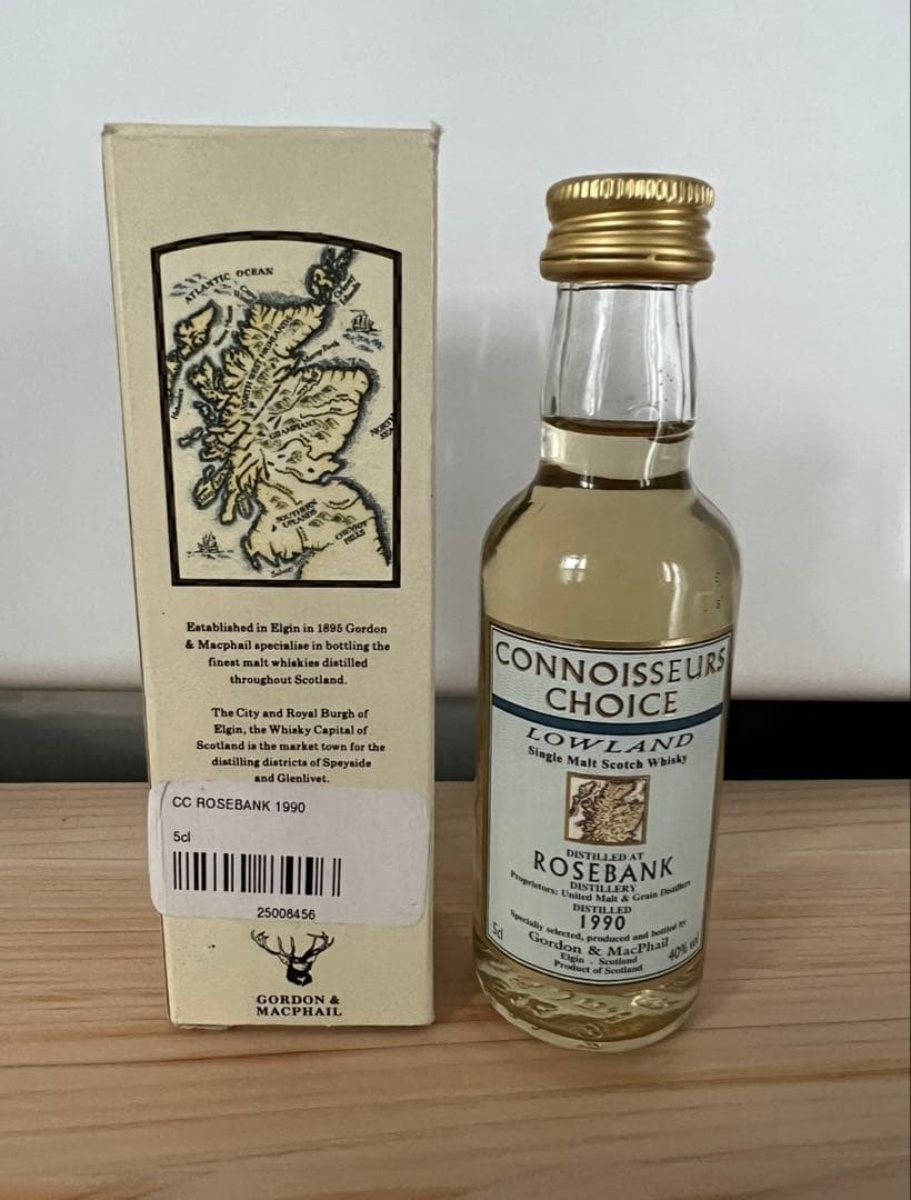 GORDON&MACPHAILミニボトル スコッチウィスキー1991 1990