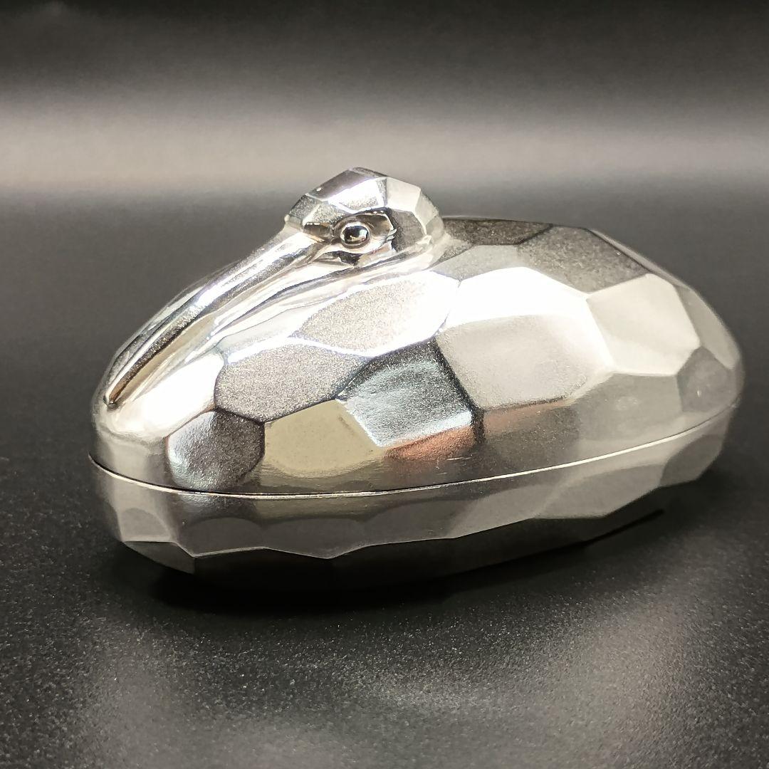 【純銀製】ボンボニエール 鶴 アンティーク 希少品 皇室 美品 玉屋謹製 79g