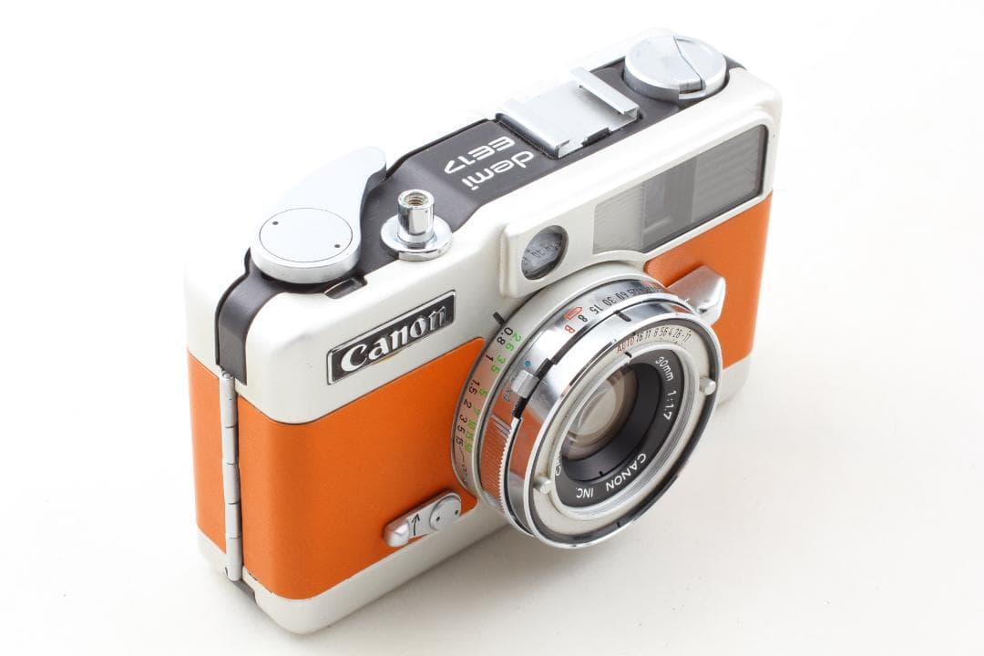 【整備済　美品】キャメル Canon Demi EE17 露出計OK #1322
