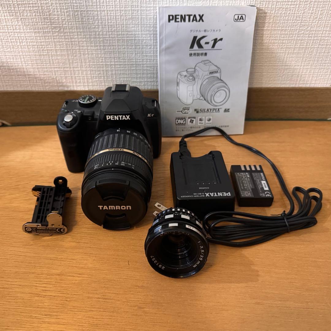 pentax k-r 一眼レフカメラ　付属品あり