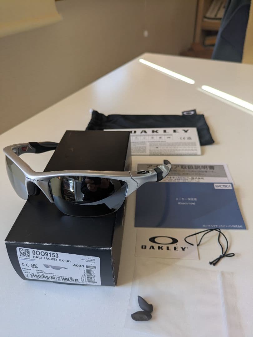 OAKLEY サングラス シルバー/グレー