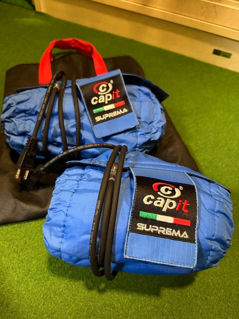 Capit スープレマ　12インチ　前後タイヤウォーマー　ブルー