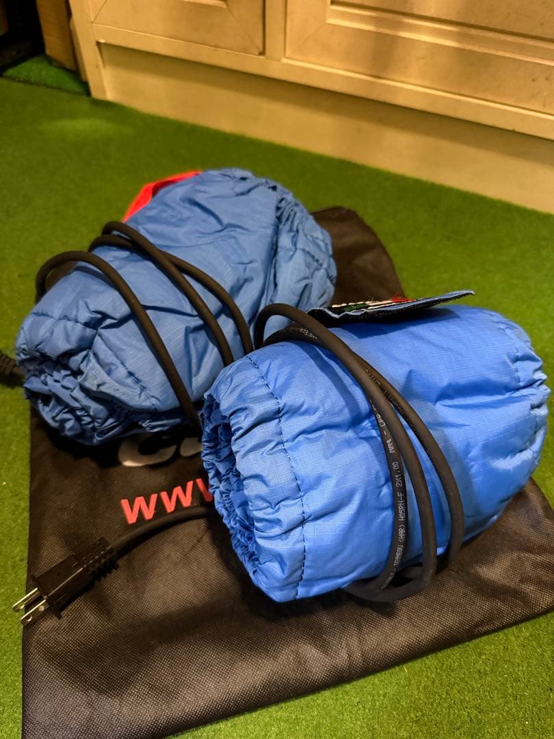 Capit スープレマ　12インチ　前後タイヤウォーマー　ブルー