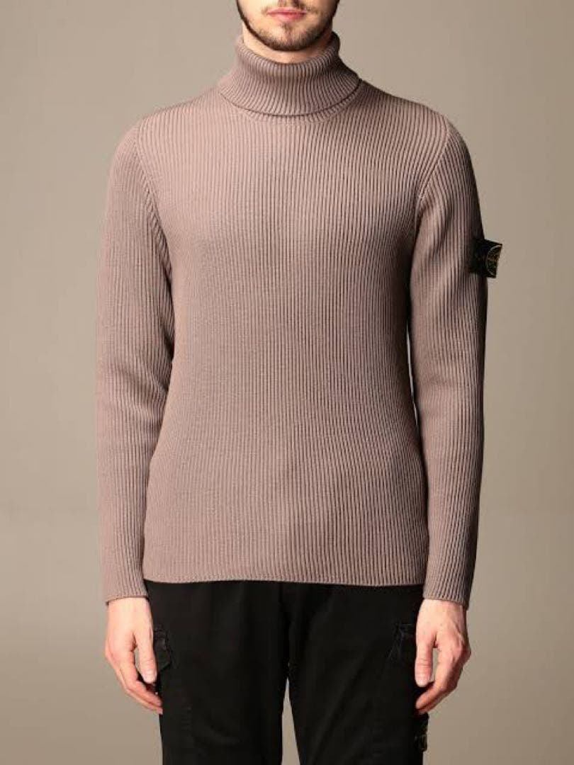 トップス STONE  20AW Roll-Neck Rib Knit-XXL