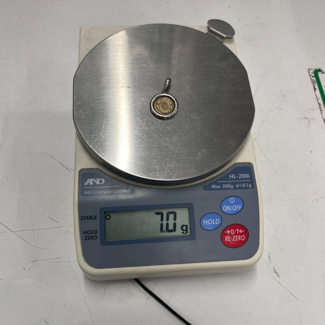 K◇HERMES　エルメス　ペンダントトップ　セリエ　K18　silver925